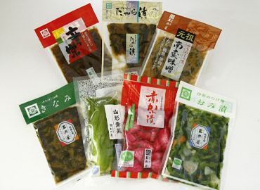 山形のお漬け物写真